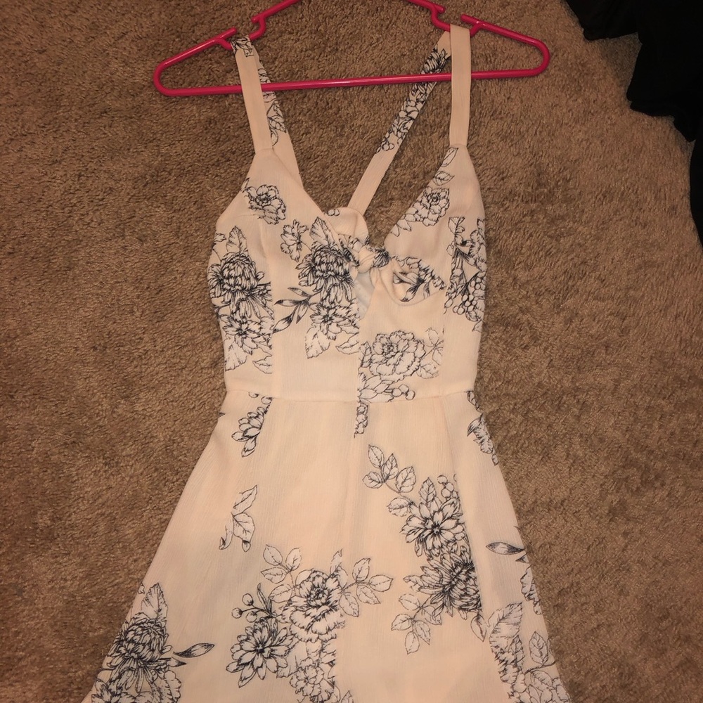 (LuLus) Lush Pale Pink Romper